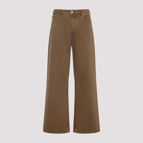 AMI Cotton Large Fit Jeans