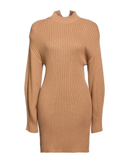 Woman Mini dress Camel Size 2 Wool, Acrylic
