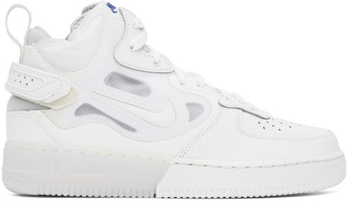 White Air Force 1 Mid React Sneakers