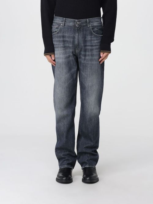 Jeans Men color Grey
