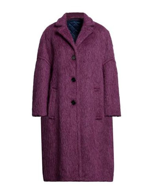 Marni Woman Coat Mauve Size 4 Synthetic fibers, Acrylic, Wool, Alpaca wool, Mohair wool