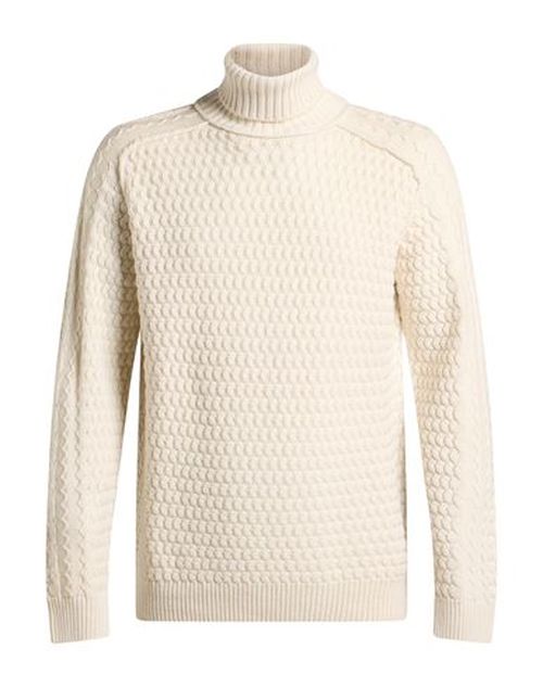 Man Turtleneck Off white Size L Virgin Wool