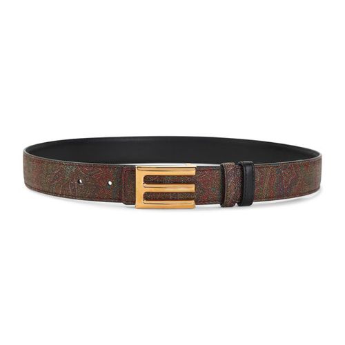 Etro | Etro Paisley Printed Logo Buckled Belt | Realry display picture 1