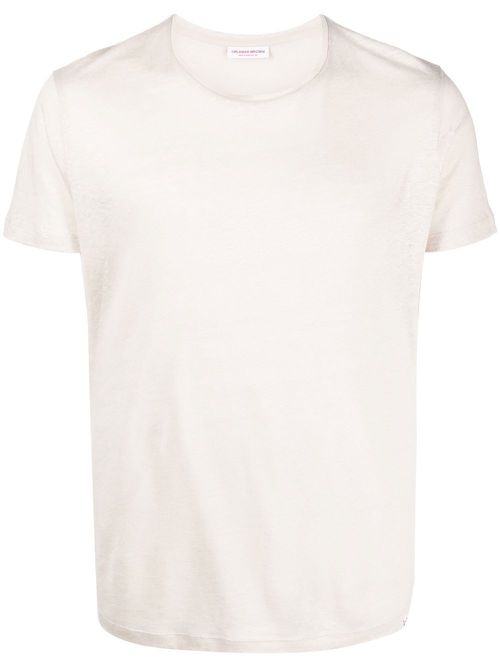 Crew neck short-sleeved T-shirt - Neutrals