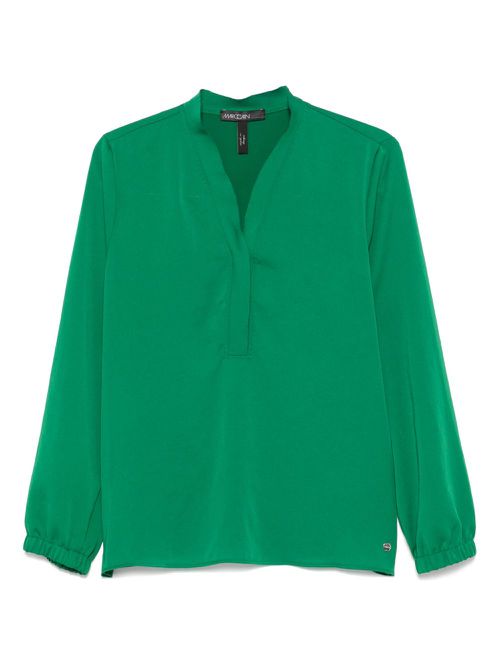 MARCCAIN V-neck blouse - Green