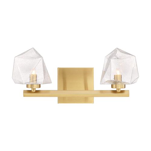 Castello 2-Light Bathroom Vanity Light in Warm Bra