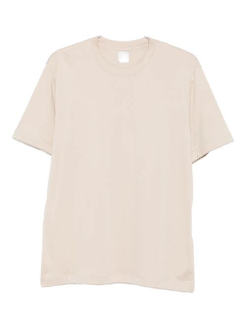 Crew-Neck Cotton-Modal Blend T-Shirt — Beige