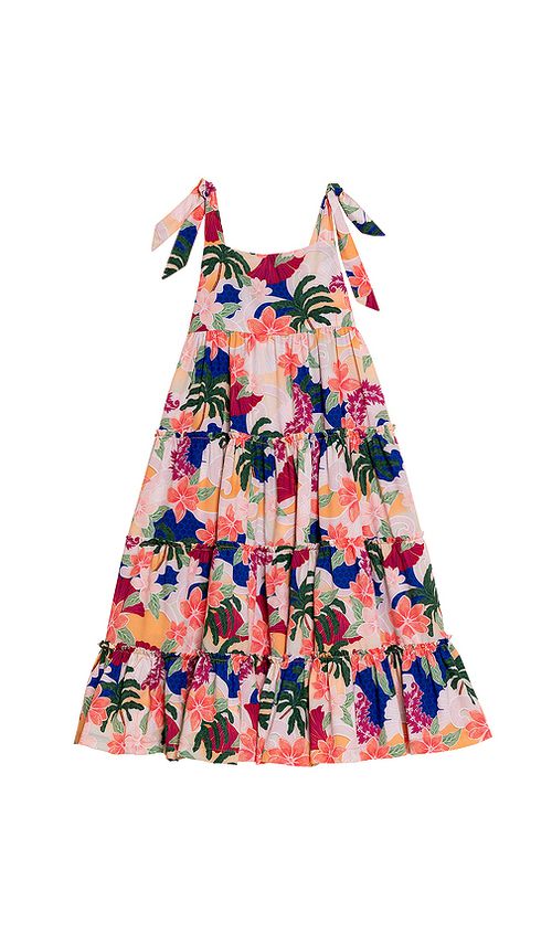 Agua Bendita Sampha Thamar Dress in Coral. 2. Also