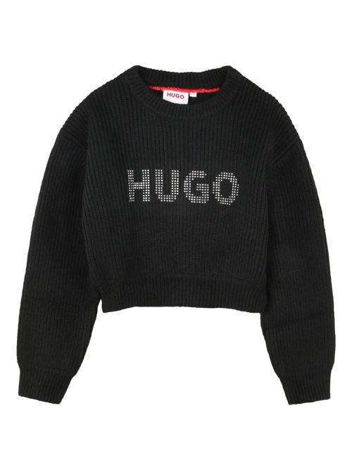 Logo-embellished jumper - Black