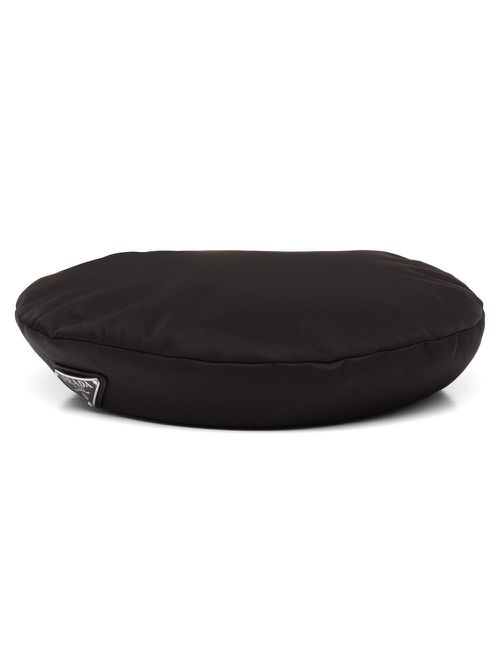 Triangle-logo beret - Black