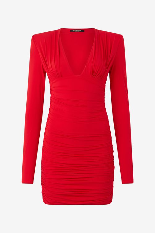 Draped Mini Dress