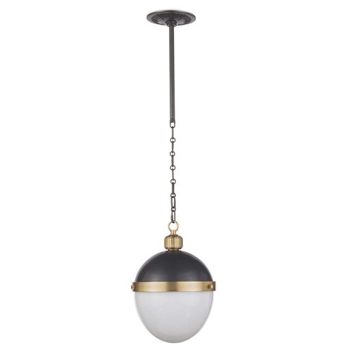 Blackened Brass Pendant from the Otis Collection
