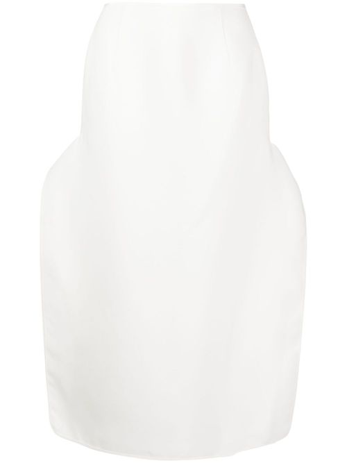Pureness Cut Away skirt - White