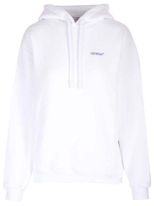 White diag Hoodie