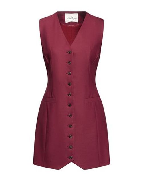 Woman Mini dress Garnet Size 4 Polyester, Virgin Wool, Elastane