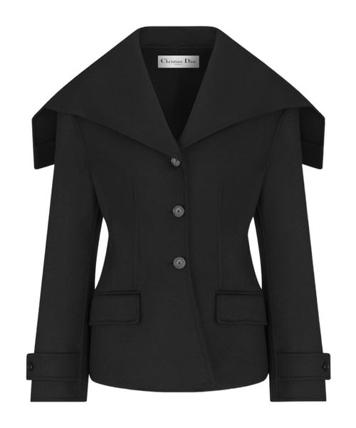 Fitted Jacket with Sailor Collar