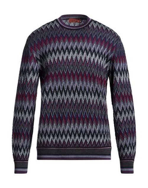 Man Sweater Purple Size 38 Wool