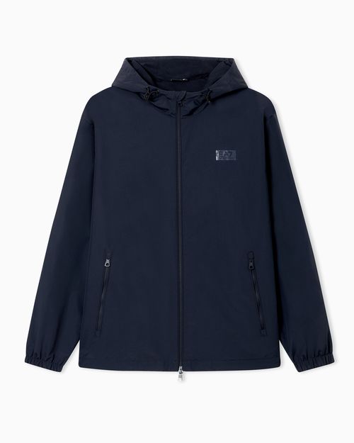 Logo Series nylon hooded jacket