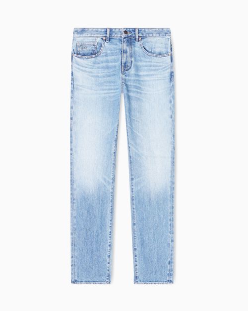 Vintage Blue Stretch Denim Skinny Jeans