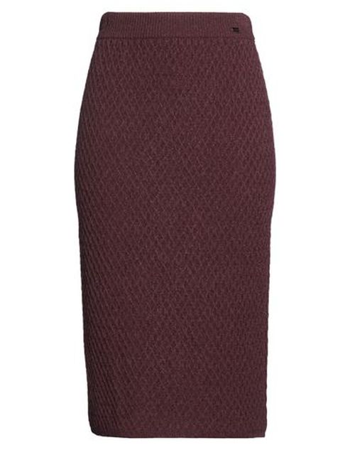 Woman Midi skirt Burgundy Size L Cashmere
