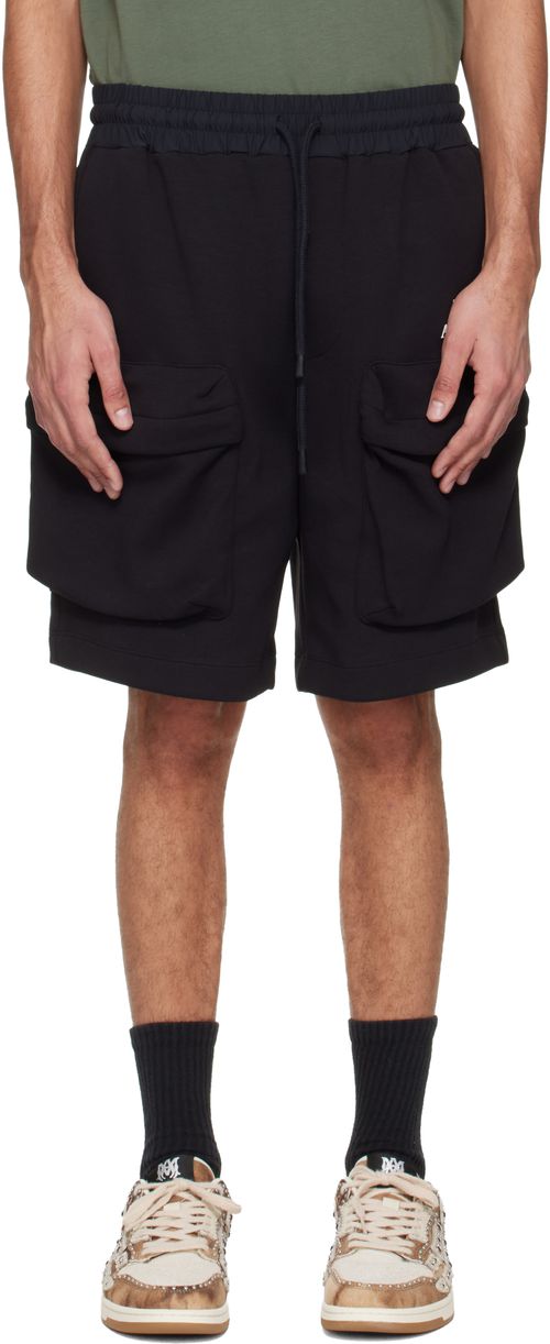Black MA Cargo Shorts