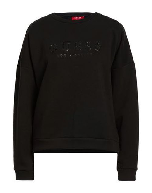 Woman Sweatshirt Black Size XS Cotton, Polyester