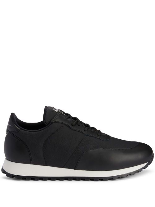 Jimi Running leather sneakers - Black