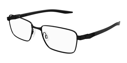Puma PU0421O 001 Men's Eyeglasses Black Size 55 - Blue Light Block Available