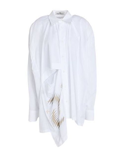 Woman Shirt White Size M Cotton