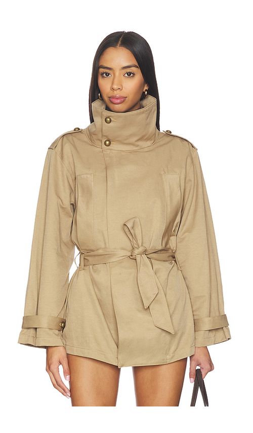 Lovers and Friends Mason Jacket in Khaki. M also in L, S, XL