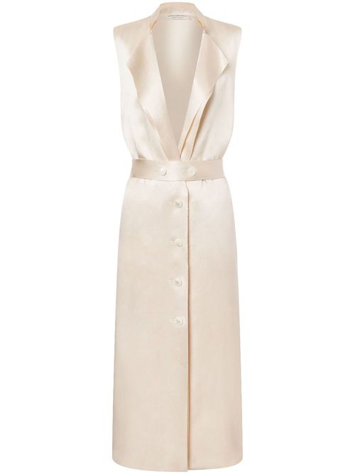 Sleeveless dress - Neutrals