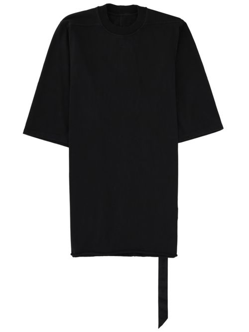 Black Solid Crew Neck T-Shirt