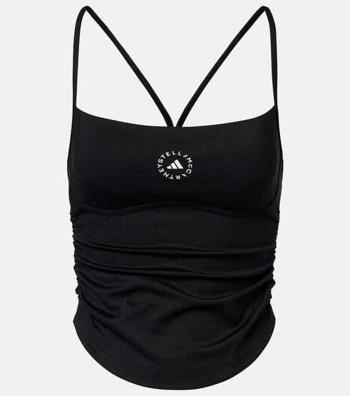 Logo jersey tank top