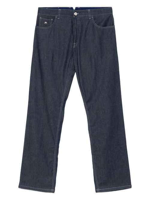 Logo-appliqué jeans - Blue