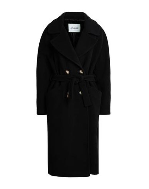 Woman Coat Black Size 2 Wool