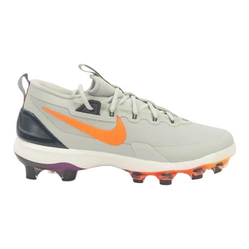 Nike Force Trout 9 Elite MCS Baseball Cleats (FZ8643-100, Summit White/Hemp/Black/Royal Pulse)