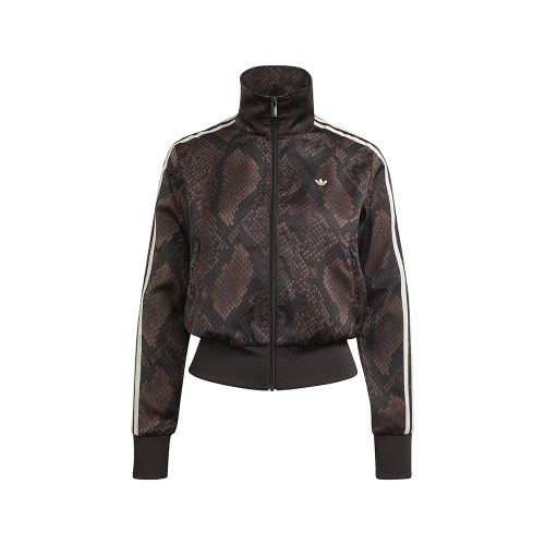 Satin Snake Print Firebird Track Jacket