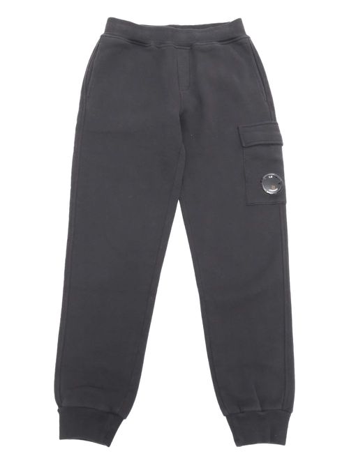 C.P. Company Kids Lens-detail sweatpants - Black