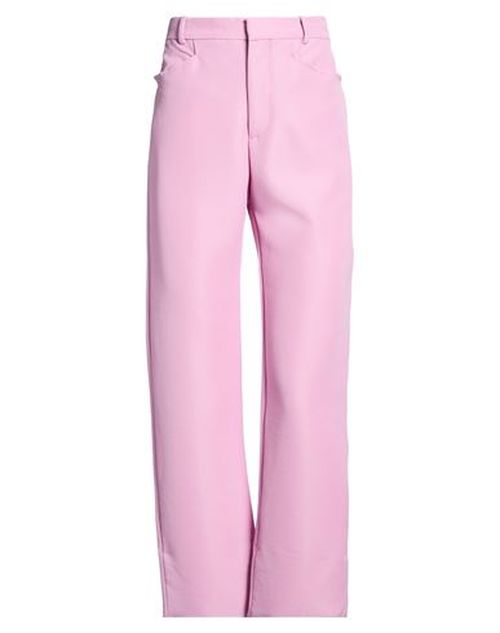 Woman Pants Pink Size 2 Virgin Wool, Viscose