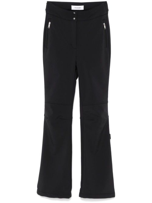 Waterproof Flared Ski Trousers — Black
