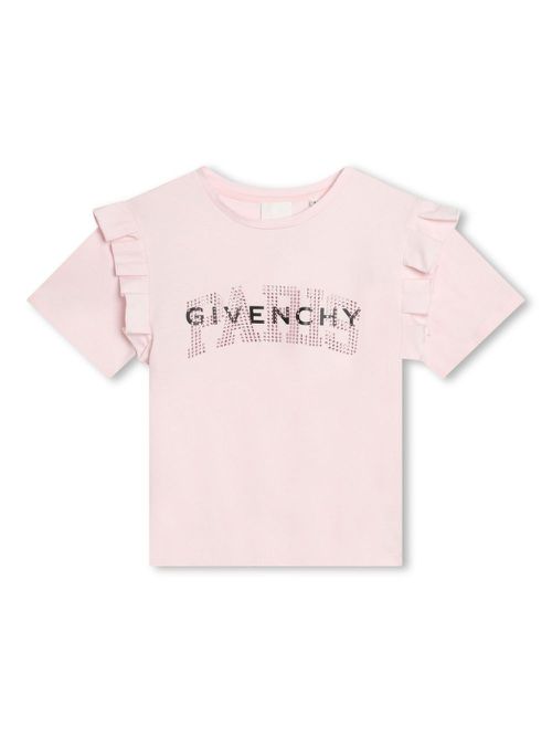 Logo-print organic cotton T-shirt - Pink