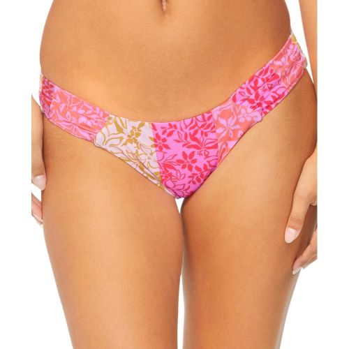 Multi Colored Junior's Sunday Ruched-side Bikini Botto