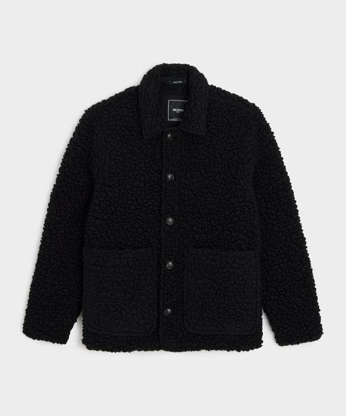 Sherpa Chore Jacket in Black