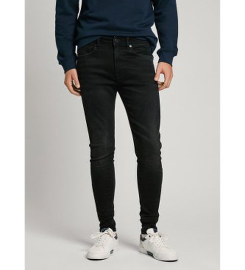 Pepe Jeans for man. PM207706XH0 Super Skinny Jeans black (36/30), Casual, Cotton, Denim, Sustainable