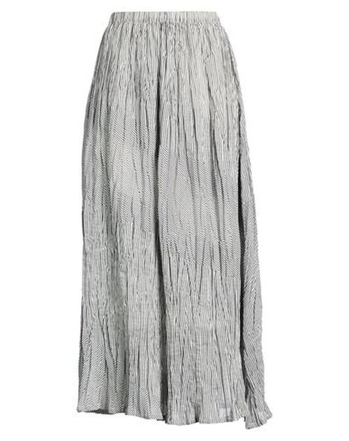 Woman Maxi skirt Charcoal Size M Cupro