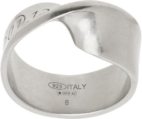 Maison Margiela Silver Twisted Ring