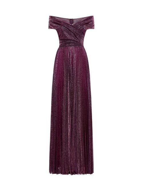 Talbot Runhof Off-Shoulder Gown