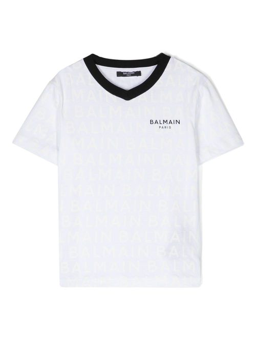Logo-print cotton T-shirt - White