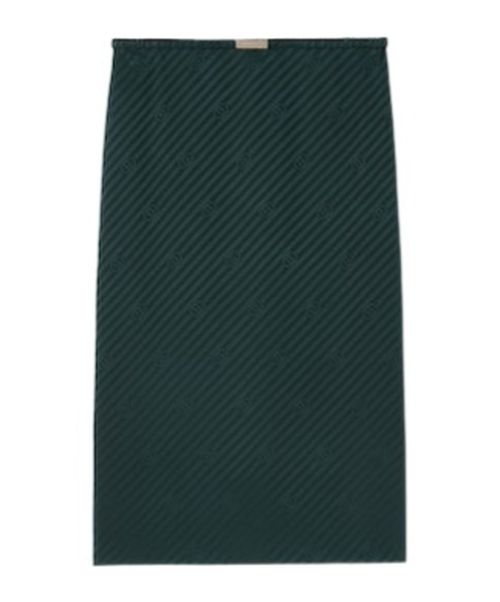 Interlocking G silk jacquard skirt