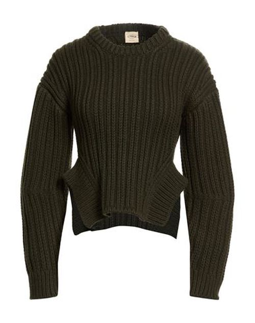 Woman Sweater Dark green Size S Wool, Cashmere